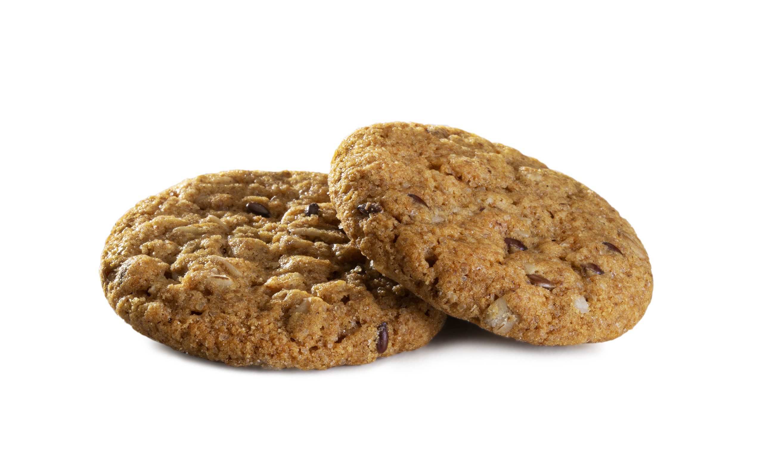 602 - Cookies laranja e linhaça